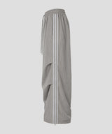 Vein Nylon Track Wide Pants