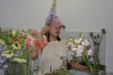  On Film Cap * Peony (Indigo Pink)