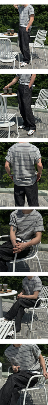 [S/S] リネンタックハーフバンディングパンツ