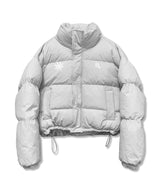 Double Logo Volume Puffer Padding_Gray