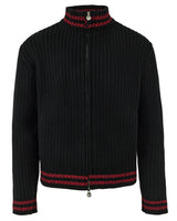 Mwoong Italy Wool Cashmere Knit Zip-up(BLACK)