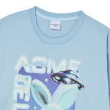 25SS リアルエイリアンファジーラビットショートスリーブTシャツ スカイブルー