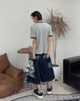 Lean Cat Ringer T-shirt