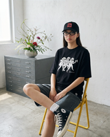 トラブル トラブル( GIRL OVERSIZE TEE )