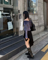 Button off knit