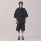 denim stitch shirts_blue