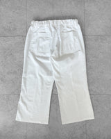 STEP BUTTON CROPPED PANTS