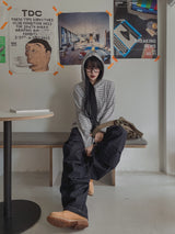 ラオンダートノンフェードバルーンデニムパンツ