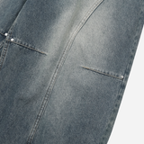 Block Panel Denim Pants