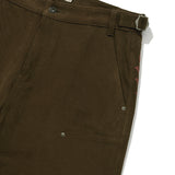 Western boots cut work pants / Khaki