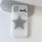 Gray - Slow Star Ribbon Phone Case_matt