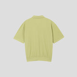 Summer bante collar short-sleeved cardigan