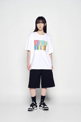 25SS ALIEN RABBIT POPART SHORT SLEEVE T-SHIRT WHITE