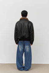 Landed Fur Leather Jacket