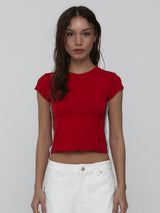 Lace Baby T-Shirts_Red