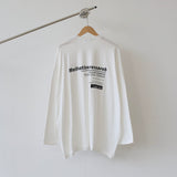RESEARHヘビーサイズロングスリーブTシャツ