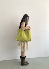cobaltiny suede bag (lime)