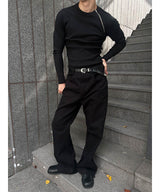 [S/F] Ragaln golgi side zipper slim t-shirts(3color)