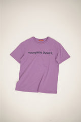 YWD ロゴTシャツ_パープル