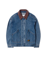 RG Denim Placket Trucker Jacket (Blue)