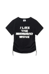 string t (black)