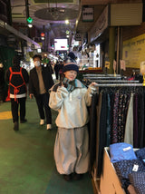 Double-sided fleece anorak