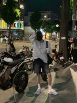 LMN ミランバミューダフリーワイドハーフパンツ (2カラー)