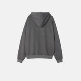No.1143 gemstone pigment hood ZIP-UP