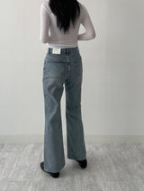 009 Teen Blue Semi Bootcut Denim Pants