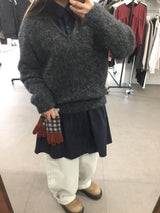 ローキーシャツドレス (2color)