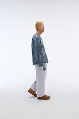 Weekend warrior typography printing long pants (Melange)_1