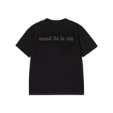 25FW リフレクションベーシックロゴ半袖Tシャツ ブラック