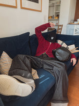 Scream Two-Way Knit Hooded Zip-Up