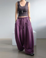 U-neck Punching Eyelet Ribbed Sleeveless