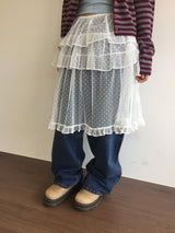 Barrel Wide Balloon Denim (1color)