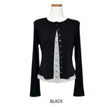 Poning Layered Double Cardigan