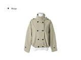 Barin Trench Crop Buckle Short Jacket