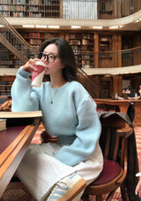 [BELLIDE MADE] Heartbeat, Basic Round Knitwear