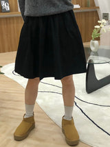 Anna flared midi skirt