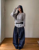 Eden Non-Fade Two-Pin Tuck Balloon Pants