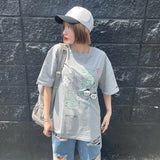 KIRSH X TOKYO シティアートワークTシャツ【グレー】