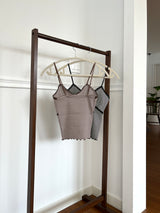 Stripe lace sleeveless (3 colors)