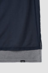 Mesh Layered Top / Grey