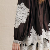 Balletcore Australian Mood Punched Frill Shirring Top