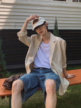 ソードバミューダデニムパンツ