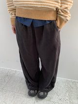 ティッツフリーススリットバンディングワイドパンツ