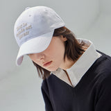 TMV レタリングボールキャップ / Twill White
