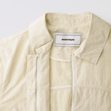 Hidden zipper light jacket Cream