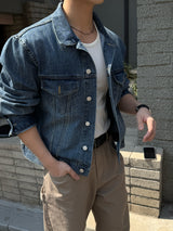 Ain denim trucker jacket