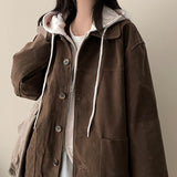 Deliveroo Slit Suede Tracker Jacket
